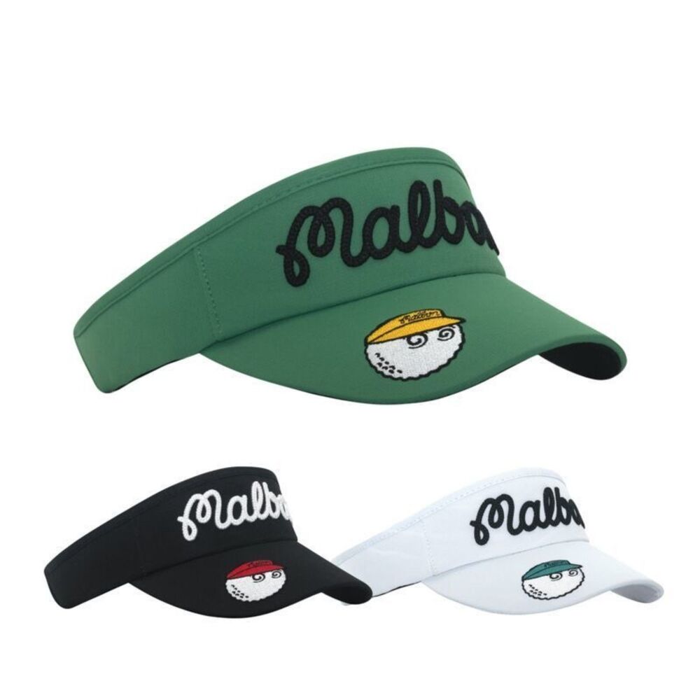 Malbon Summer Golf Visor Sun Hat UV Protection Sports Sun Cap Unisex